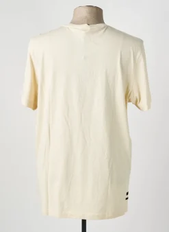 T-shirt Pme Legend Beige Manches Courtes