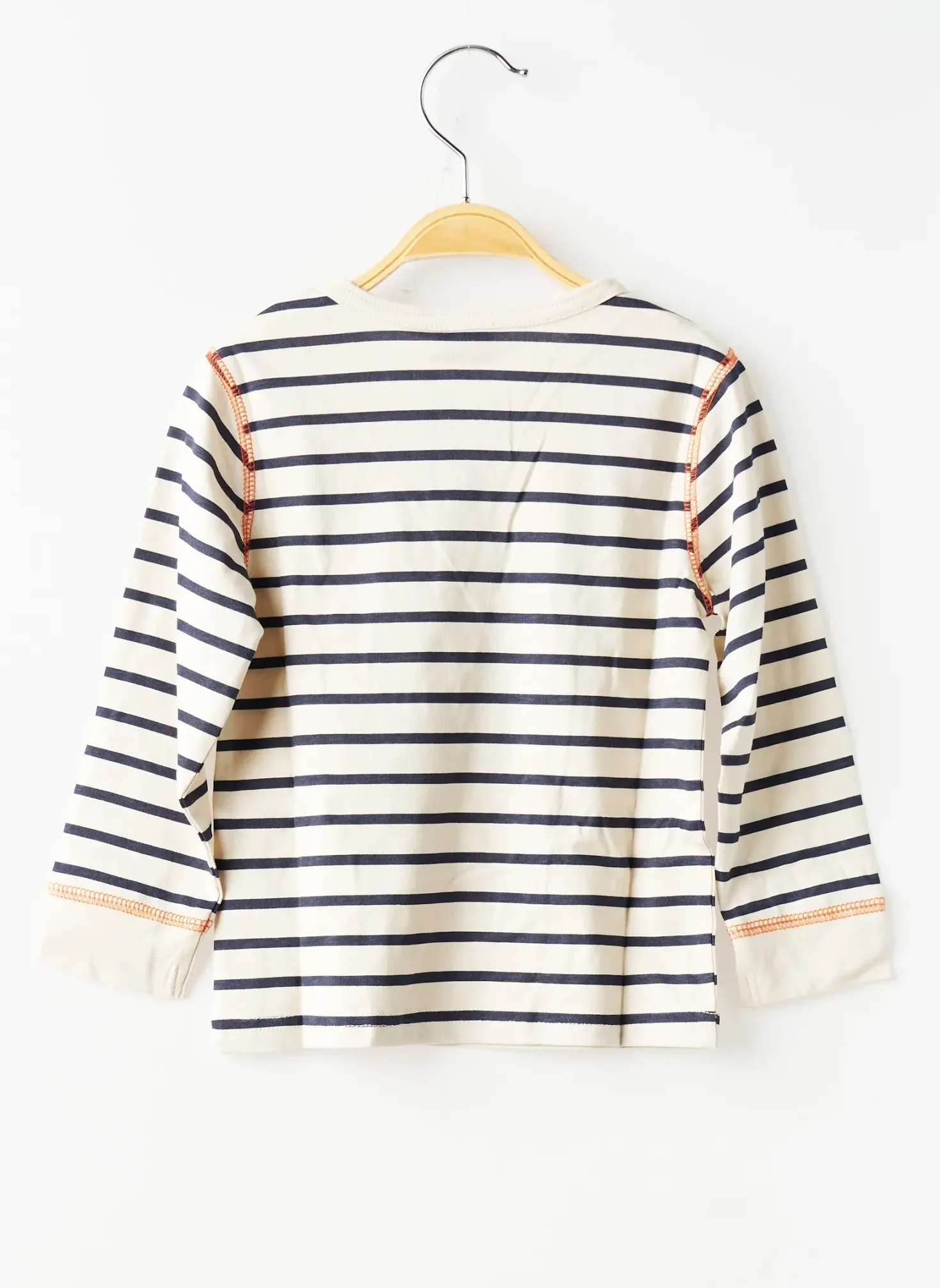 T-shirt 3 Pommes Beige Manches Longues