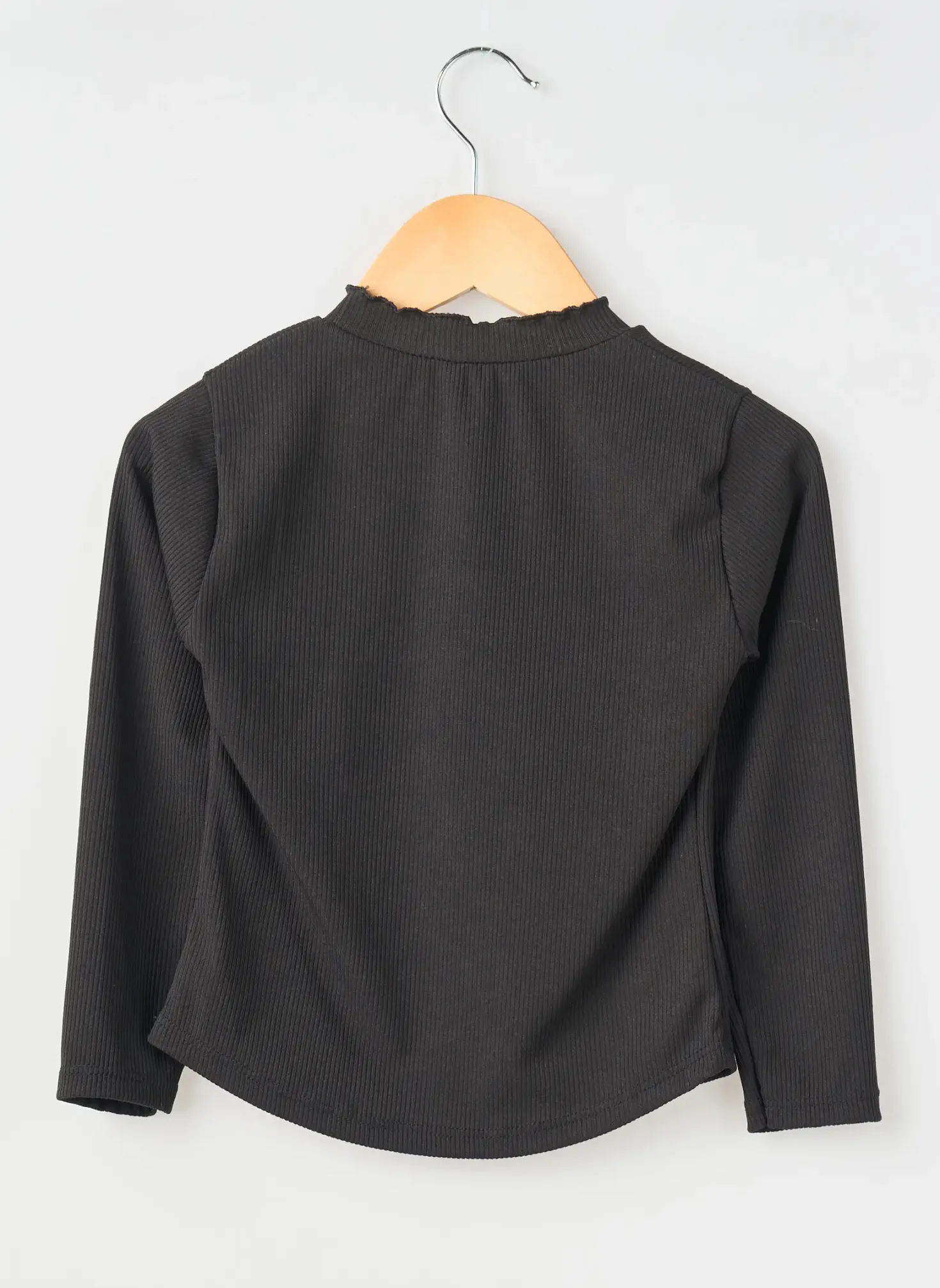 T-shirt P'tit Môme Noir Manches Longues