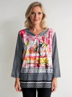T-shirt Rabe Rose Manches Longues