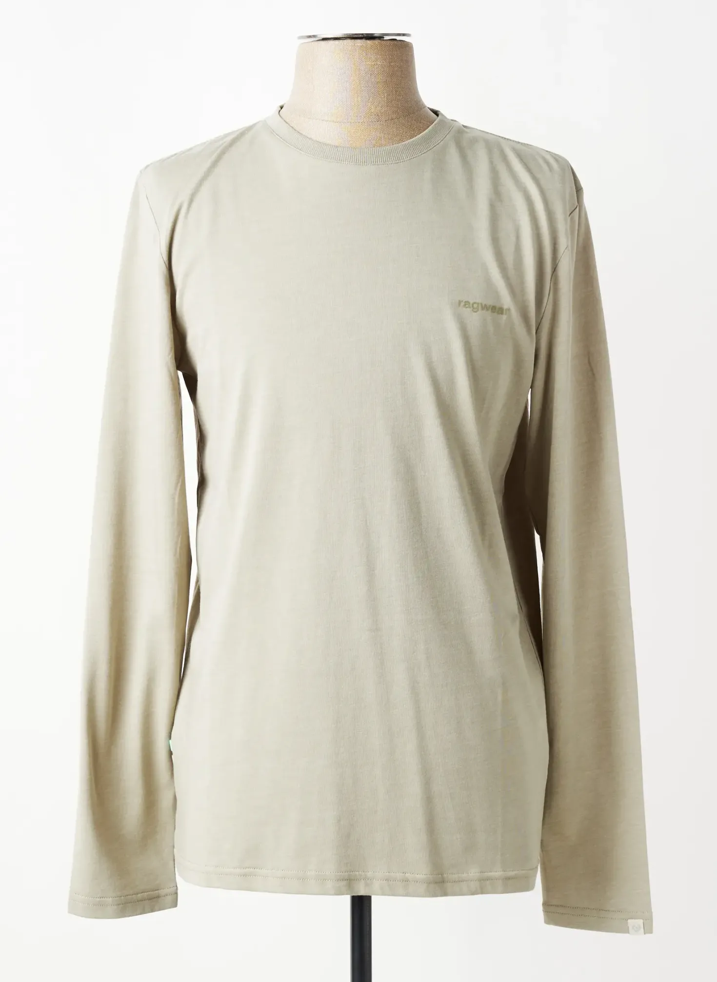 T-shirt Ragwear Vert Clair Manches Longues