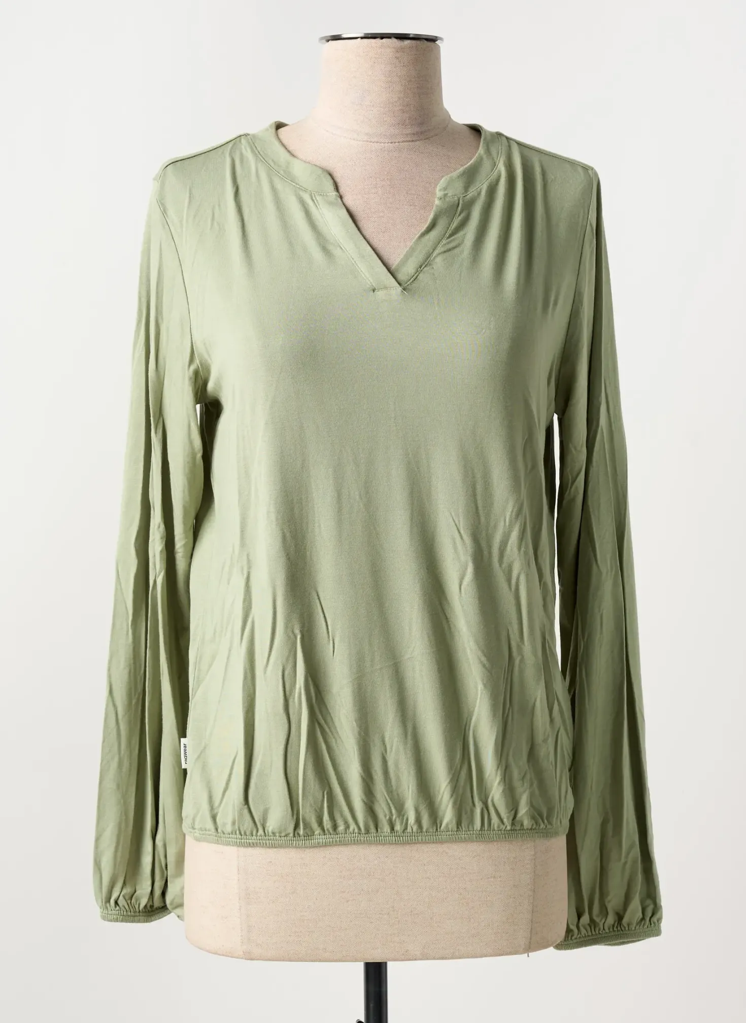 T-shirt Ragwear Vert Manches Longues