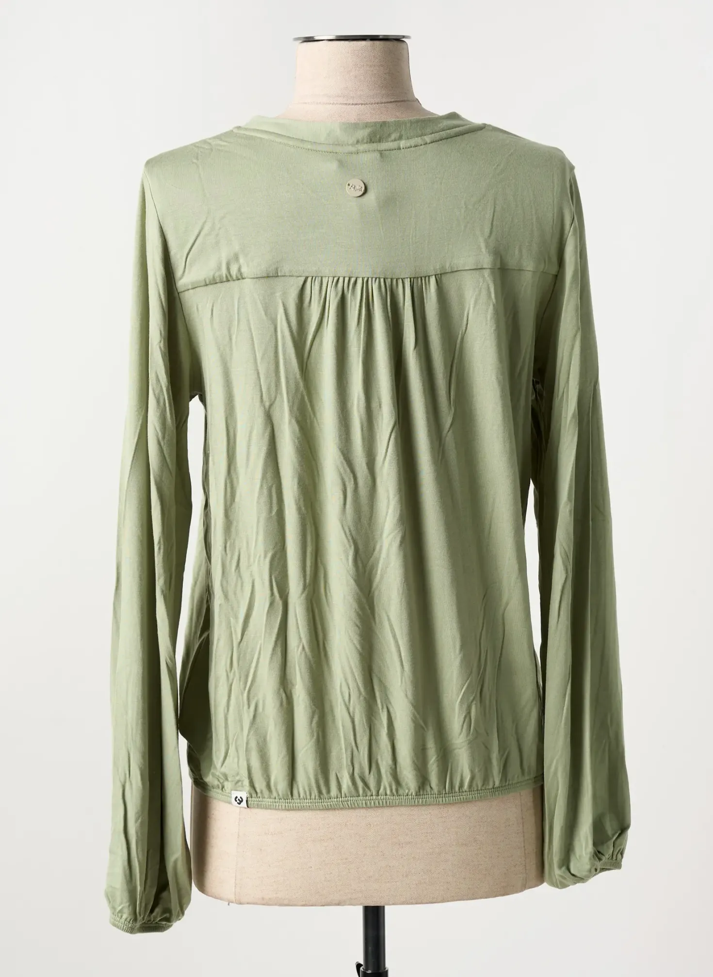T-shirt Ragwear Vert Manches Longues