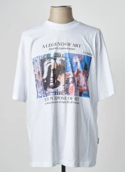 T-shirt Redefined Rebel Blanc