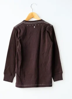T-shirt Ruckfield Marron Manches Longues