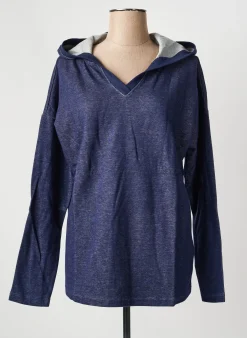 T-shirt Sheego Bleu Manches Longues