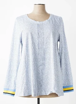 T-shirt Sheego Bleu Manches Longues