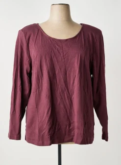 T-shirt Sheego Rouge Manches Longues