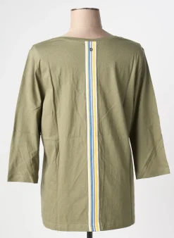 T-shirt Sheego Vert Manches 3/4
