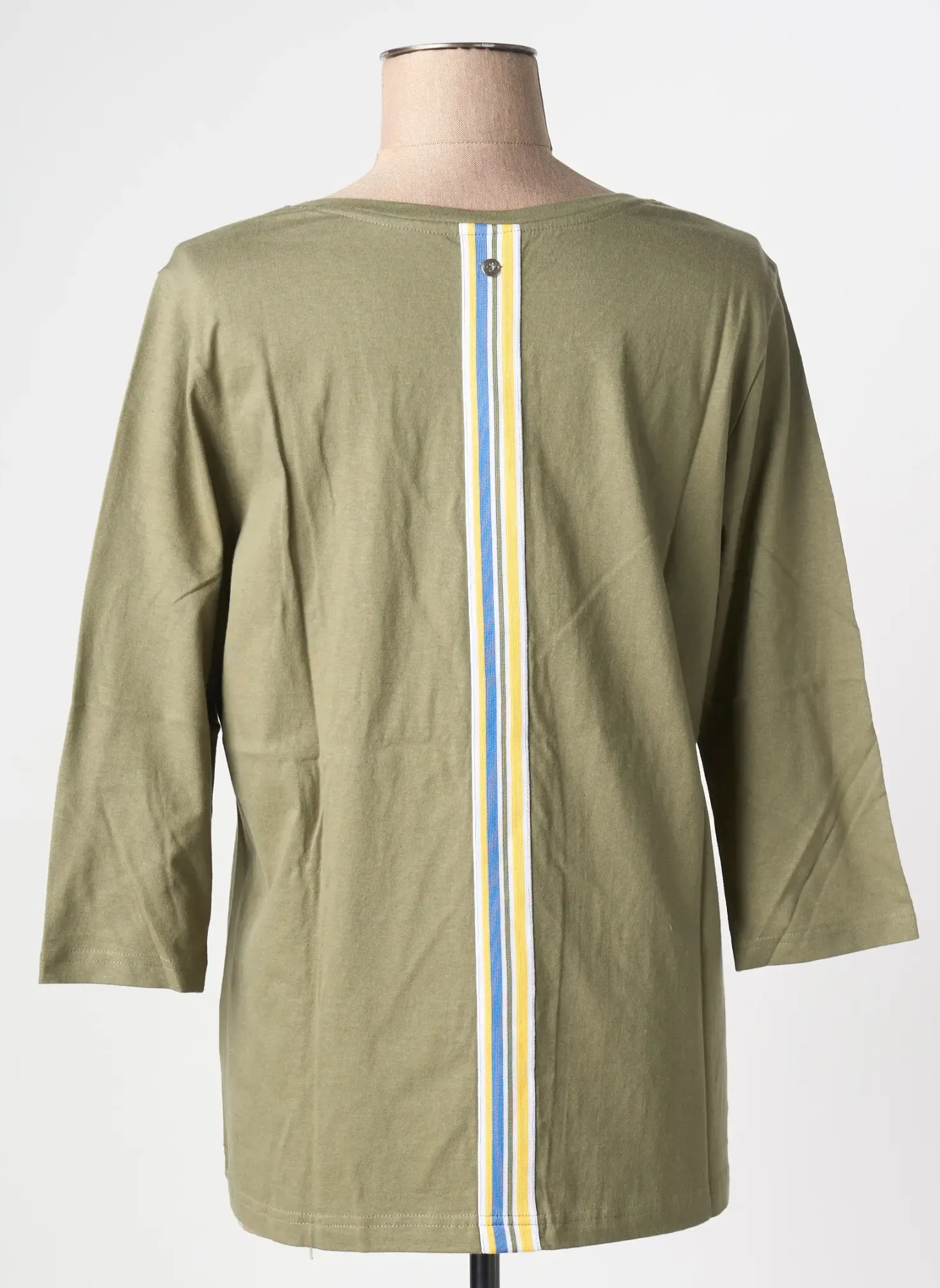 T-shirt Sheego Vert Manches 3/4