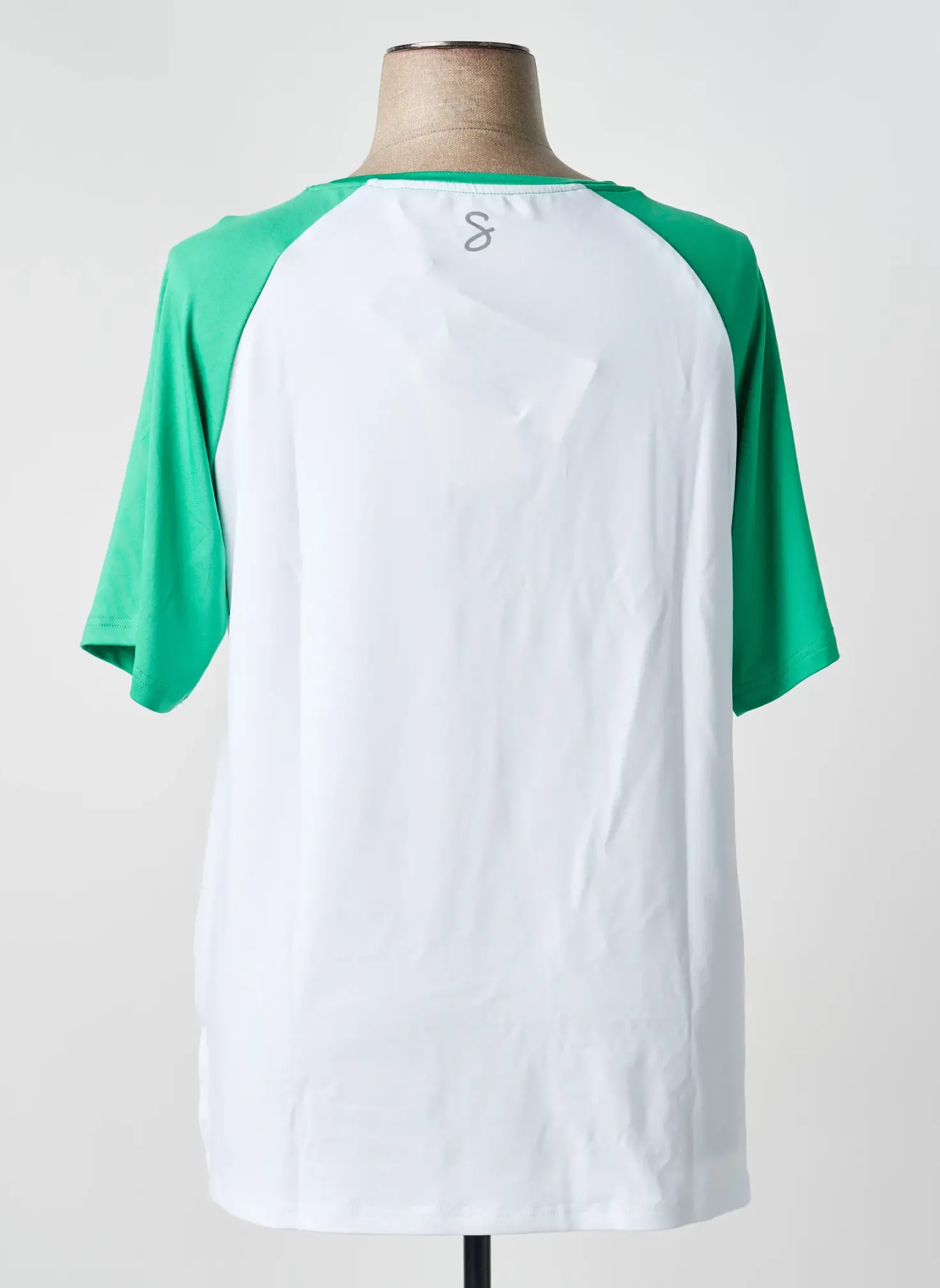T-shirt Sheego Vert Manches Courtes