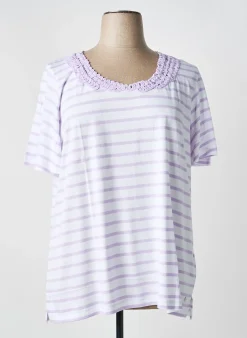 T-shirt Sheego Violet Manches Courtes