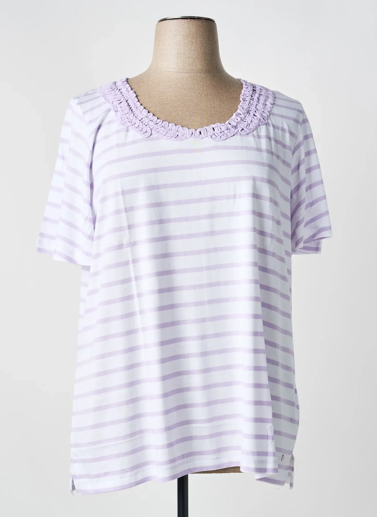 T-shirt Sheego Violet Manches Courtes