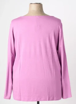 T-shirt Sheego Violet Manches Longues