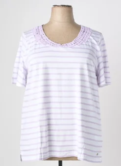 T-shirt Sheego Violet Manches Courtes