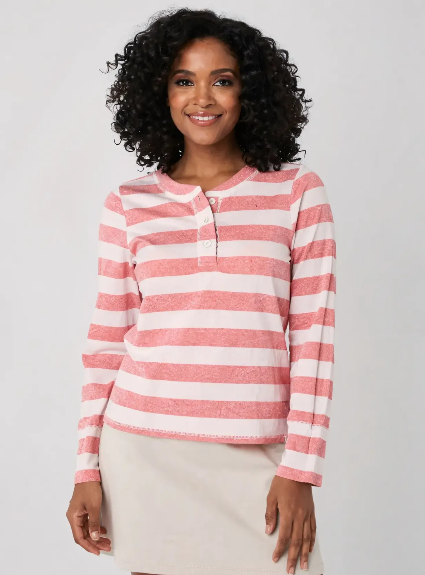 T-shirt Sisstrevolution Rouge Manches Longues