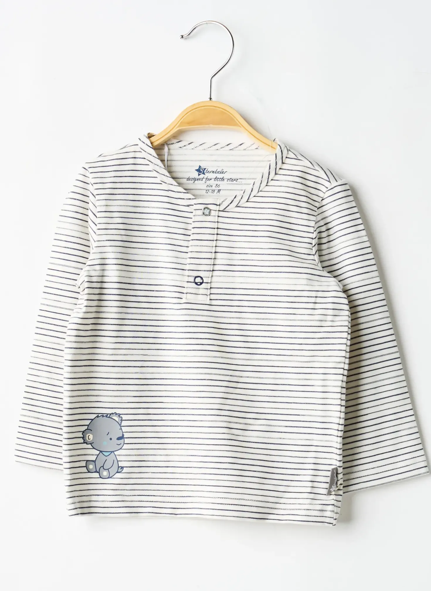 T-shirt Sterntaler Blanc Manches Longues