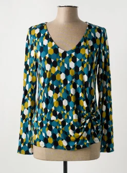 T-shirt Surkana Bleu Manches Longues