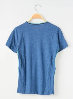 T-shirt Teddy Smith Bleu Manches Courtes