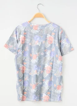 T-shirt Teddy Smith Bleu Manches Courtes