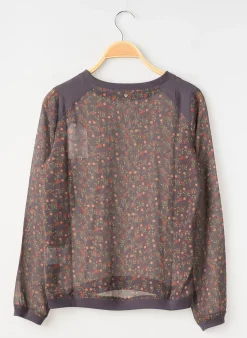 T-shirt Teddy Smith Gris Manches Longues
