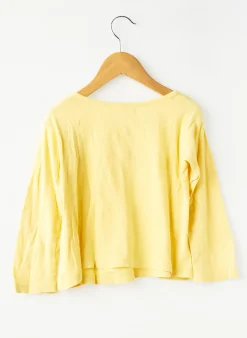 T-shirt Tex Jaune Manches Longues