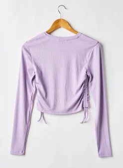 T-shirt Tiffosi Violet Manches Longues