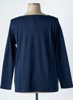 T-shirt Tom Tailor Bleu Manches Longues