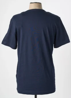 T-shirt Tom Tailor Bleu Manches Courtes