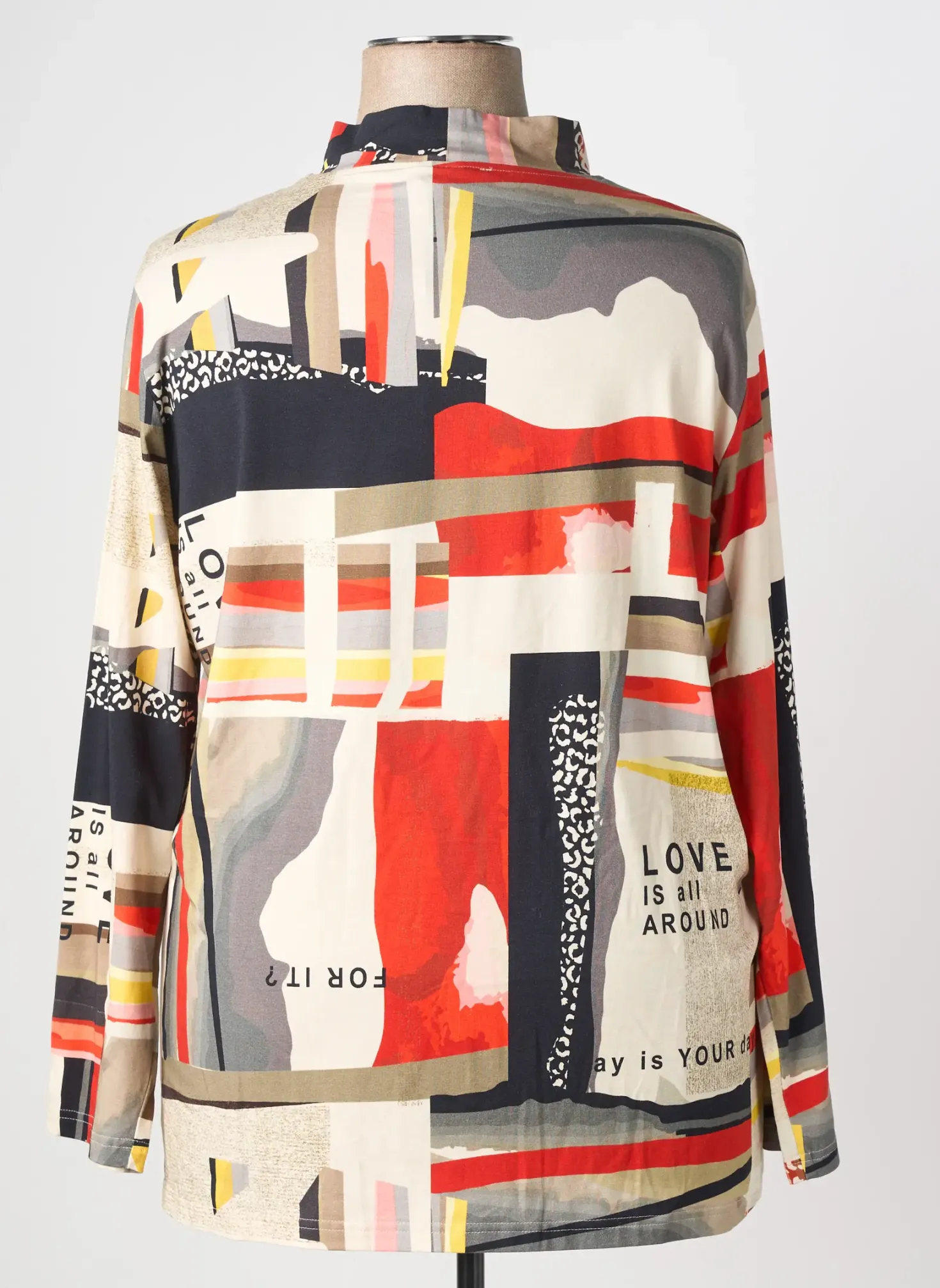 T-shirt Tuzzi Beige Manches Longues