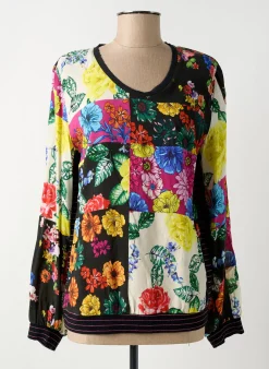 T-shirt Tuzzi Noir Manches Longues
