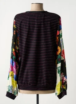 T-shirt Tuzzi Noir Manches Longues