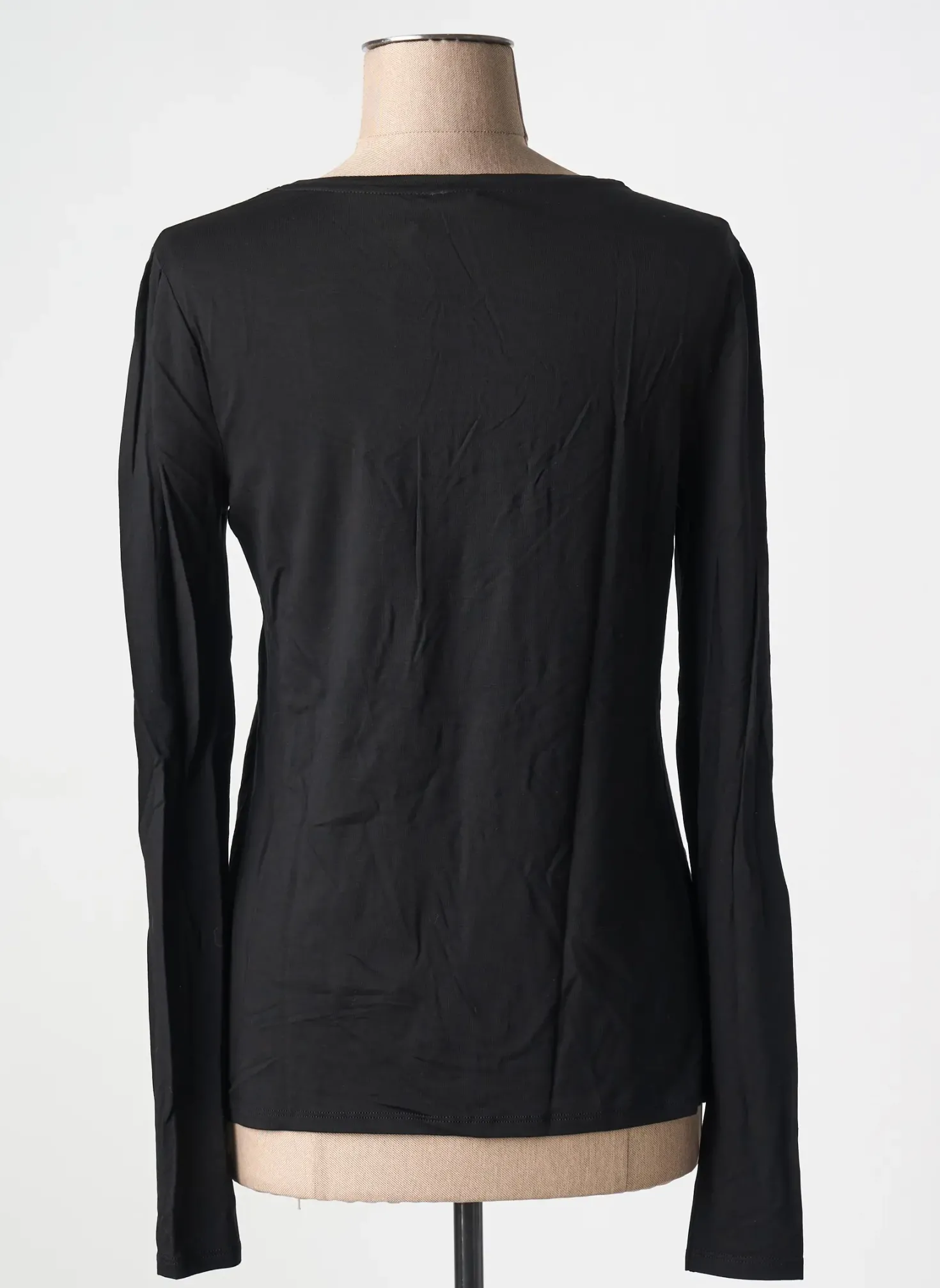 T-shirt United Colors Of Benetton Noir Manches Longues