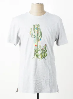 T-shirt White Stuff Gris Manches Courtes