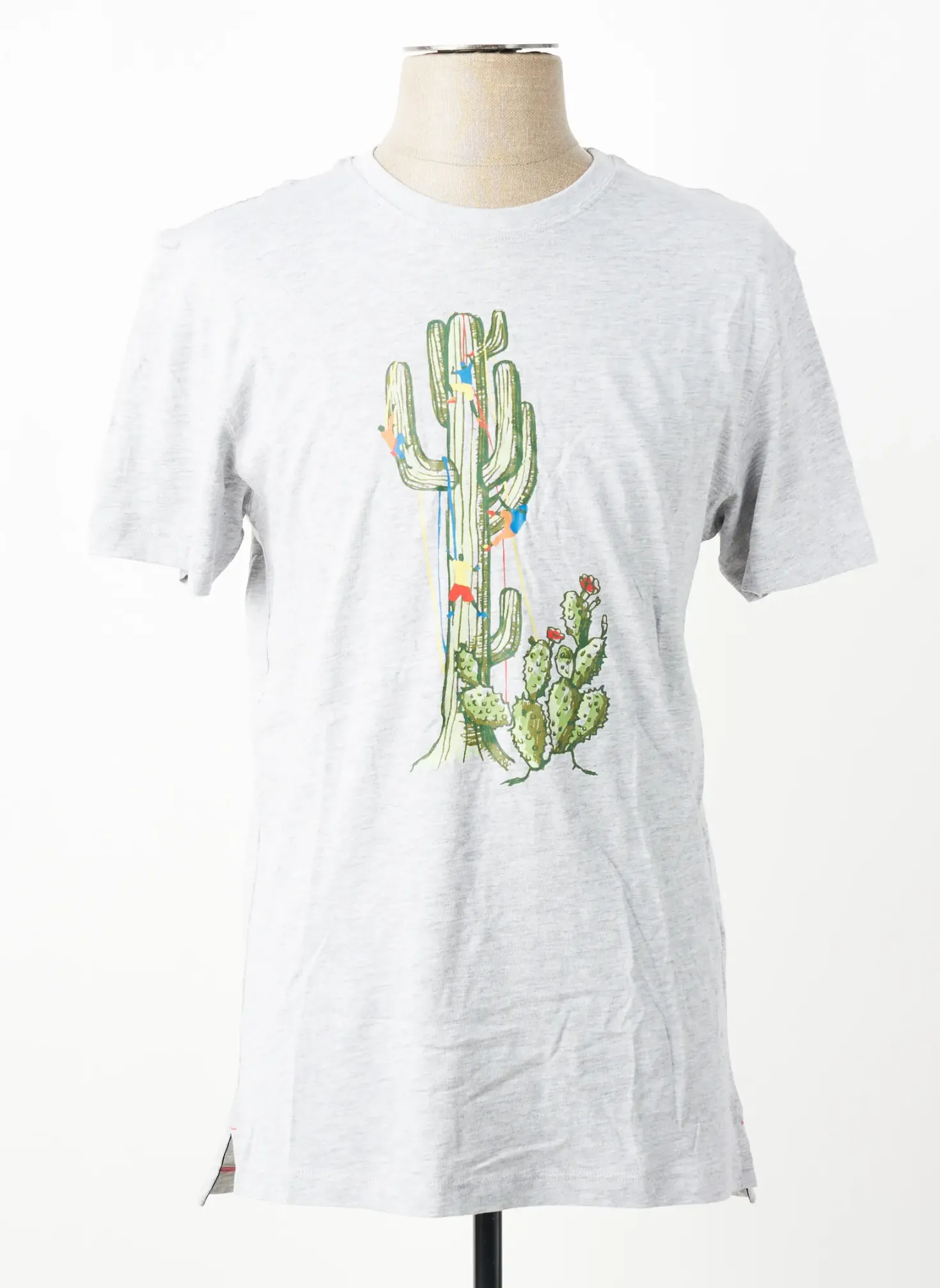 T-shirt White Stuff Gris Manches Courtes