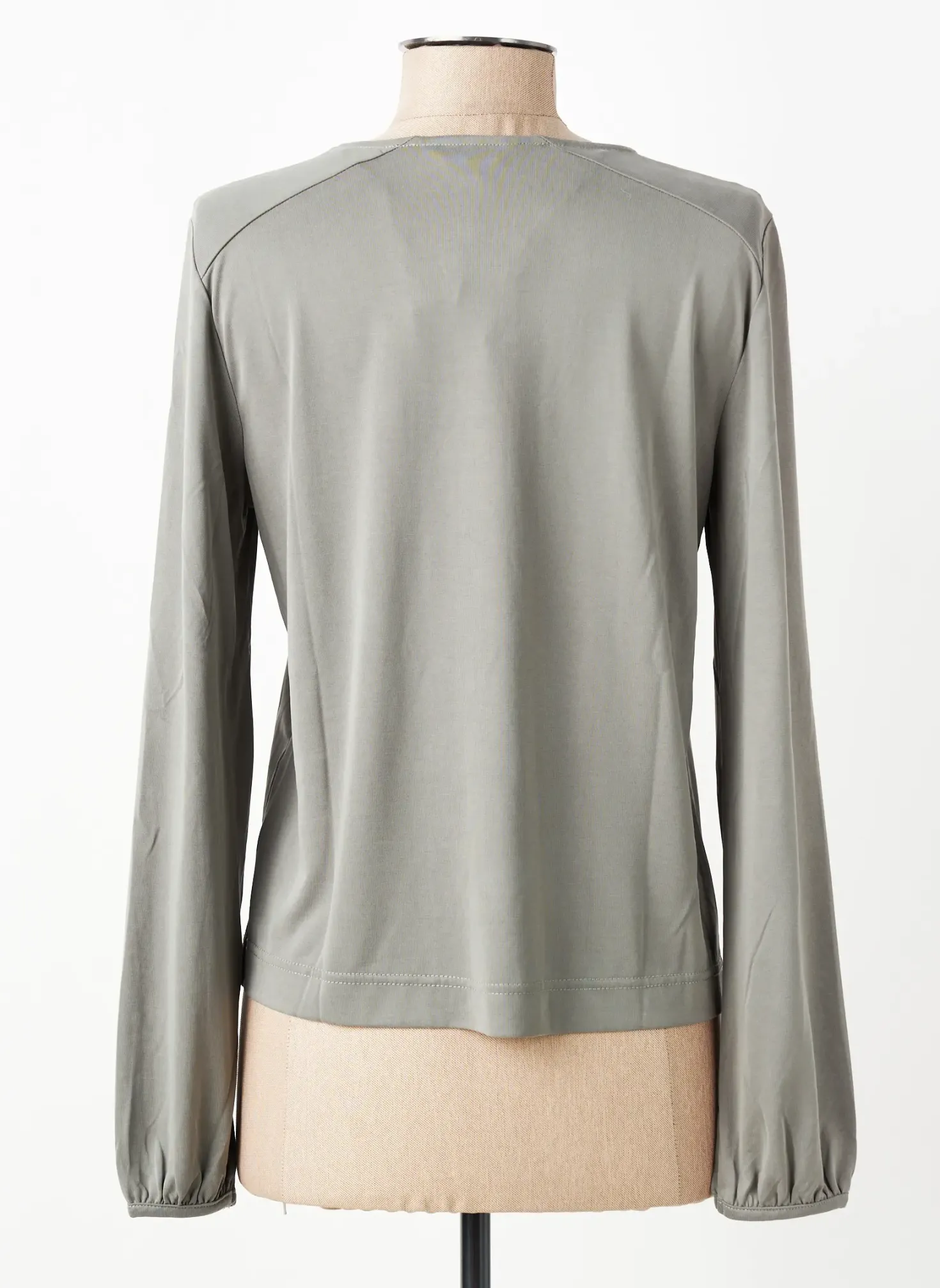 T-shirt Yerse Gris Manches Longues