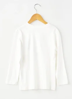 T-shirt Zy Blanc Manches Longues