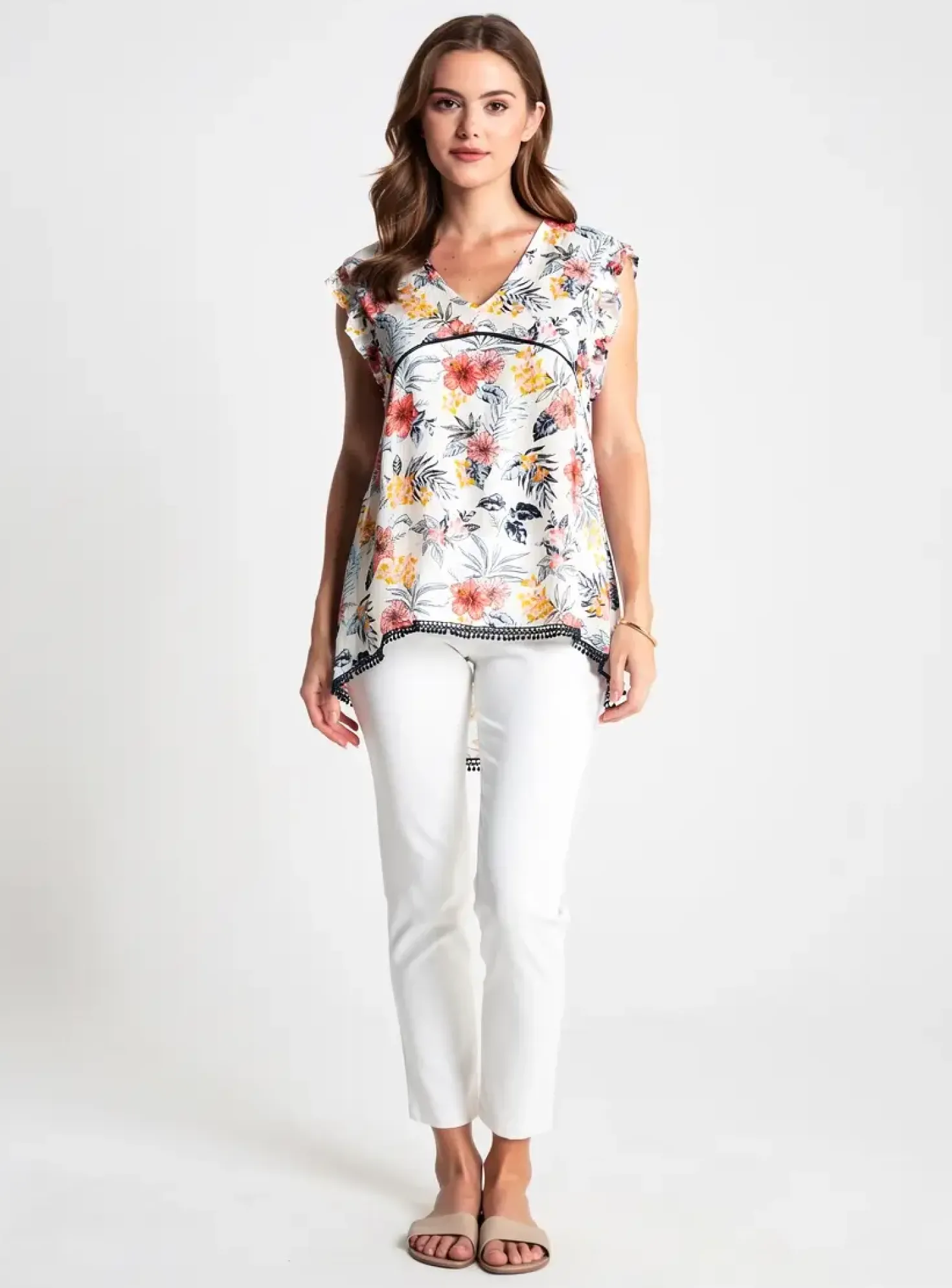 Tunique Manches Courtes Aura By Figure Libre Bleu