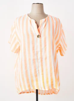 Tunique Manches Courtes New Collection Orange
