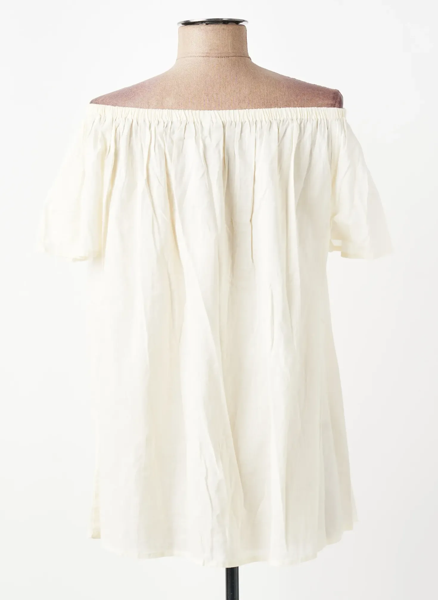 Tunique Manches Courtes Rhum Raisin Beige
