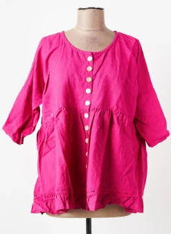 Tunique Manches Courtes Rhum Raisin Rose