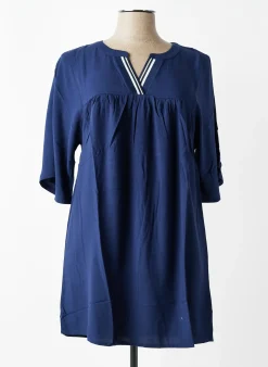 Tunique Manches Courtes Sheego Bleu