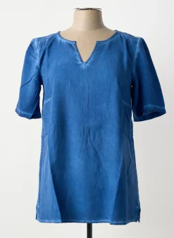 Tunique Manches Courtes Sheego Bleu