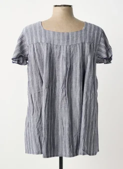 Tunique Manches Courtes Sheego Bleu