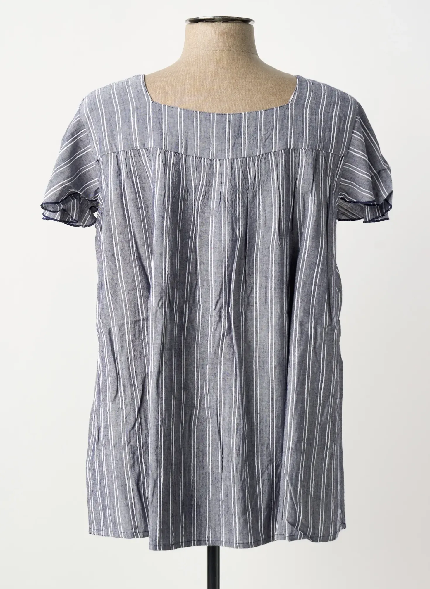 Tunique Manches Courtes Sheego Bleu