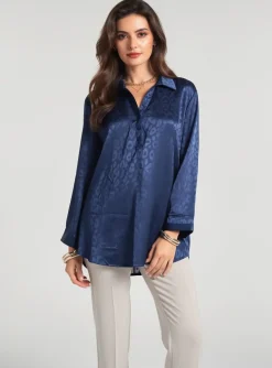 Tunique Manches Longues Christy Bleu