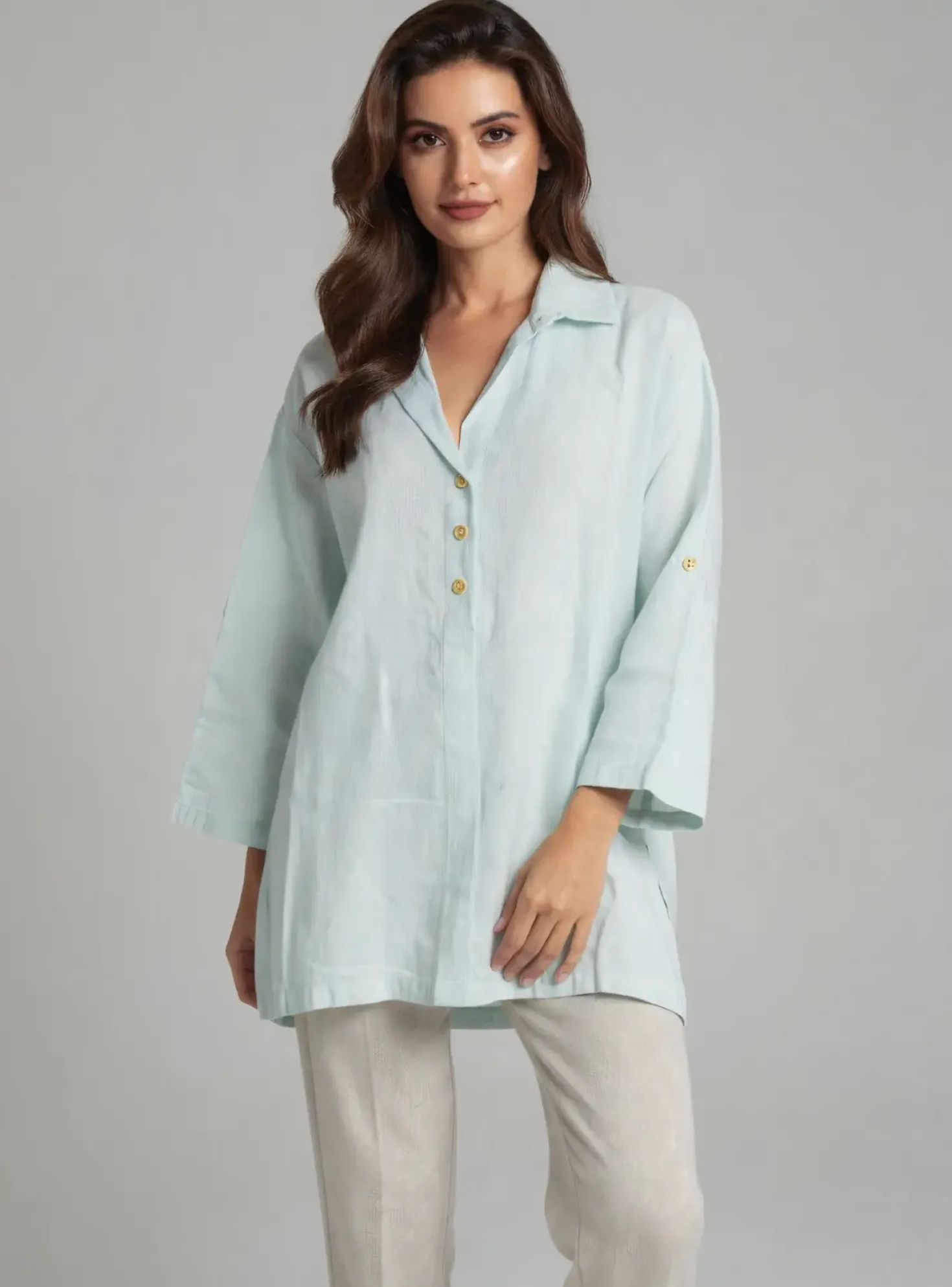 Tunique Manches Longues Couturist Vert