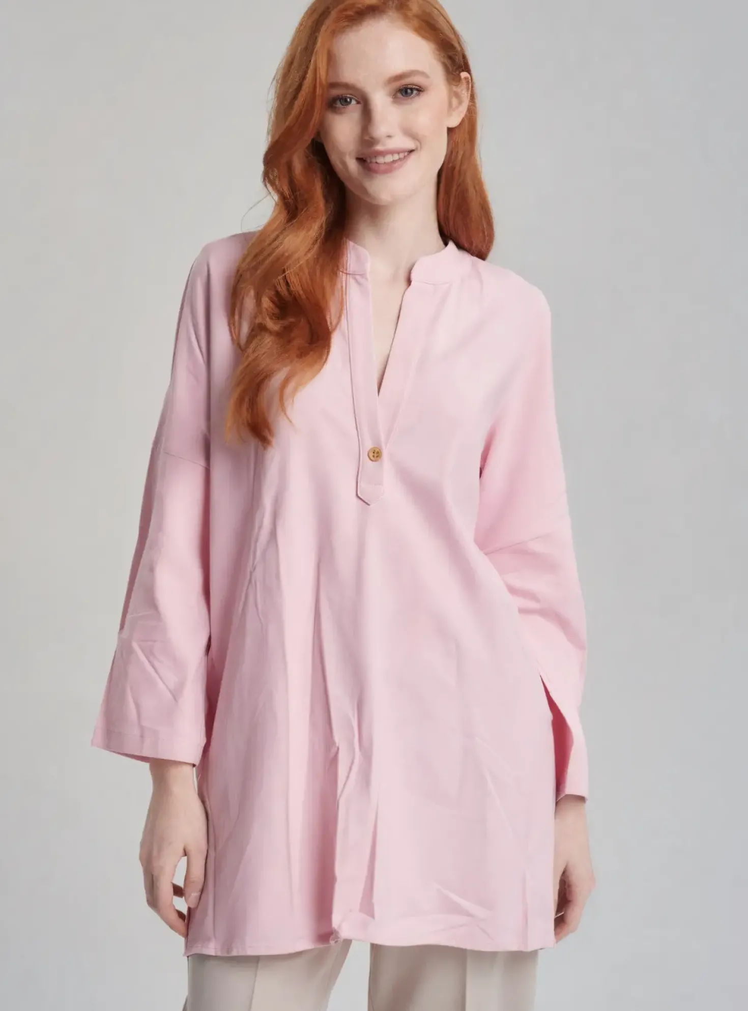 Tunique Manches Longues Couturist Rose
