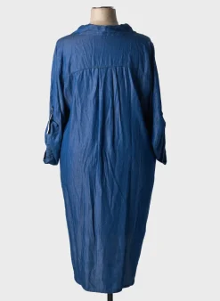 Tunique Manches Longues Made In Italy Bleu