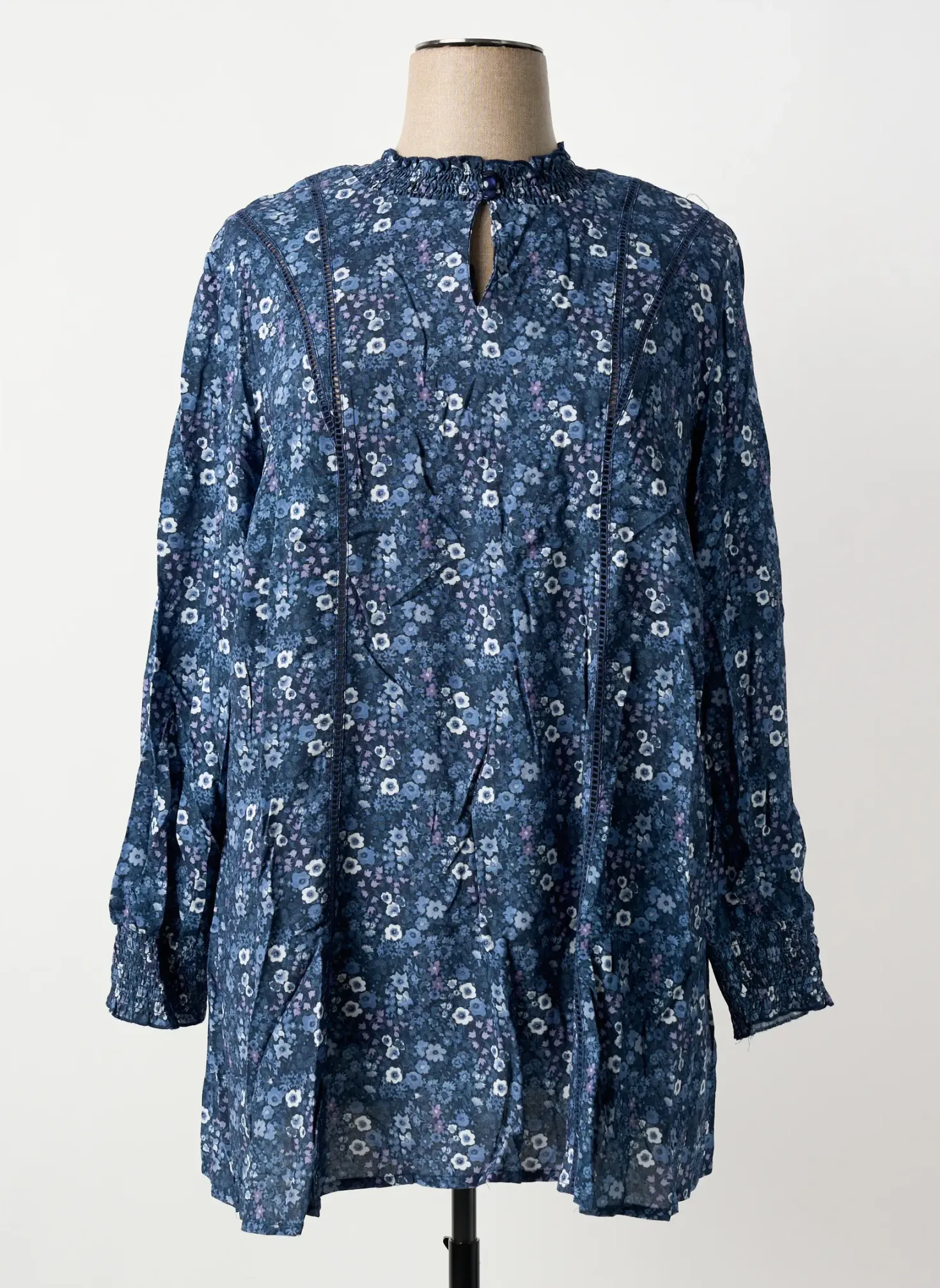 Tunique Manches Longues Sheego Bleu